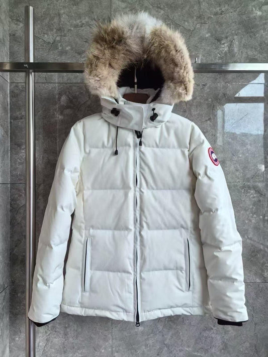C Goose Ladies White Coat