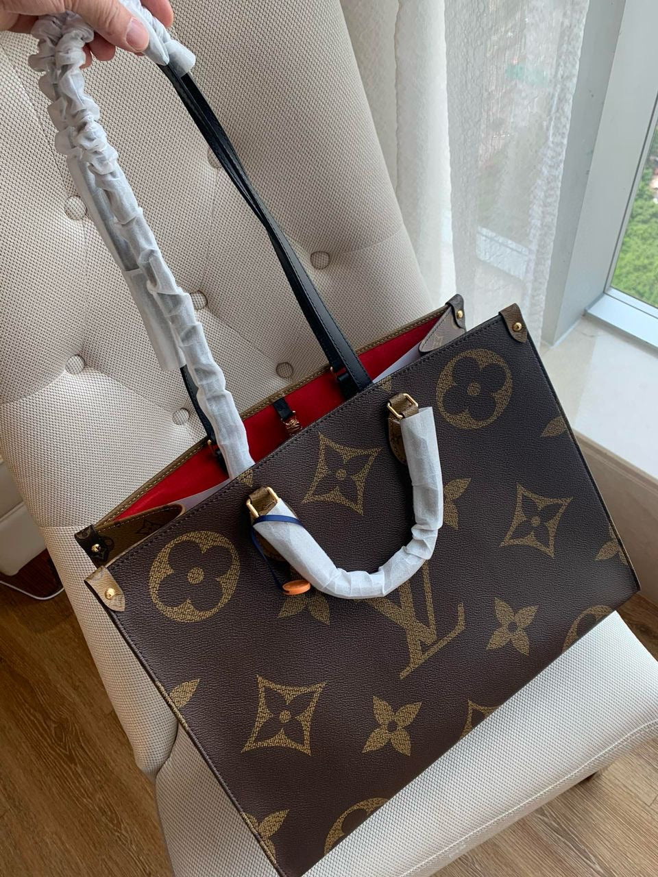 Lv On The Go GM Tote Bag