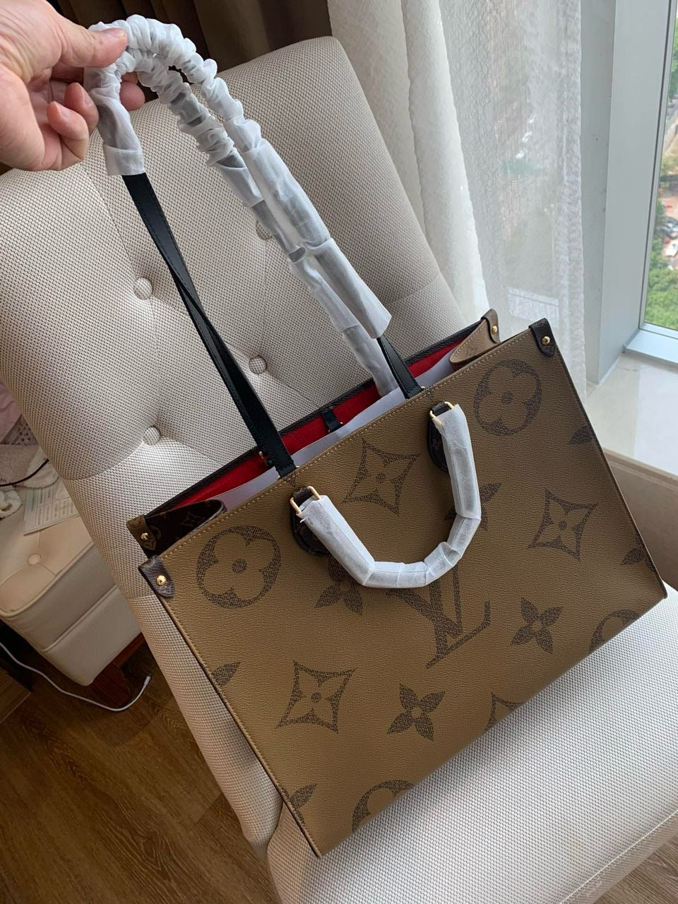 Lv On The Go GM Tote Bag