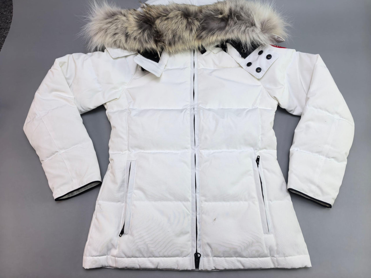 C Goose Ladies White Coat
